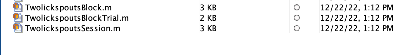 Files created for the Twolickspouts subtask in the U19-pipeline-matlab/schemas/+behaviorsubtask directory
